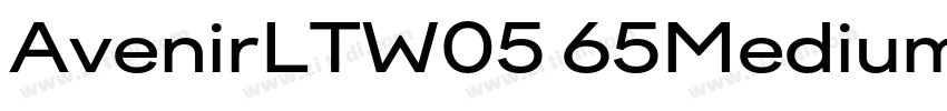 AvenirLTW05 65Medium字体转换
